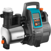 GARDENA Haus- & Gartenautomat 6000/6 LCD inox 6000 l/h Fördermenge, 1300 W Motor, LC-Display, Pumpengehäuse aus rostfreiem Edelstahl (1760-20) Hauswasserautomat 8 m Ansaughöhe 55 m Förderhöhe 5,5 bar