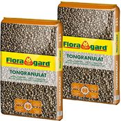 Floragard Blähton Tongranulat zur Drainage 2x25 L • Hydrokultursubstrat für optimales Pflanzenwachstum, 50 L