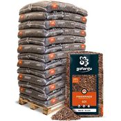 GALAMIO Pinienrinde Fein 8-15mm, Rindenmulch aus Mittelmeerkiefer, 60l Sack, 2.340l pro Palette, effektiver Unkrautschutz und dekorativer Bodenbelag für Garten und Terrarium