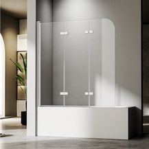 Bild für Hopibath Duschwand für Badewanne faltbar Badewannenaufsatz Glas