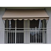 Bild für Klemmmarkise Exklusiv 400 cm Nr. 2500 braun