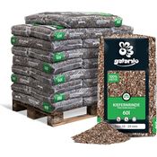 GALAMIO Kiefernrinde Kiefernmulch Rindenmulch 10-20mm, rotbraun, 1.560l (26 x 60l Säcke) - Langlebiger, dekorativer Bodenabdecker zur Unkrautverriegelung