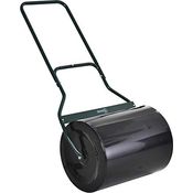 Outsunny Rasenwalze mit U-Griff, rostresistenter Stahlzylinder, 57 x 40 x 123 cm, schwarz