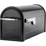 Chadwick Nickel Akzente schwarz Post Mount Mailbox