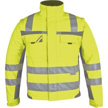 Bild für Winter-Warnschutz Softshell-Jacke gelb/grau