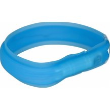 Bild für Trixie Flash Leuchtband USB blau L-XL: 70 cm/30 mm