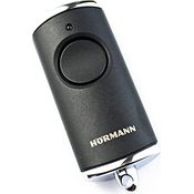 Hörmann Handsender HSE1 868-BS (Struktur Chrom schwarz, mit ‚Tastenfunktion, mit Öse für Schlüsselanhänger, BiSecur Funktechnologie) 4511728