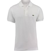 Lacoste Poloshirt Herren Poloshirt CLASSIC FIT, atmungsaktives Baumwollpiqué, perlmuttartige Knöpfe, blau
