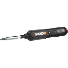 Bild für WORX 4V Akkuschrauber Set WX240 Elektrischer Schraubendreher Gerader Griff Schwarz Grau Orange 300 RPM 2 5 Nm 5 Nm