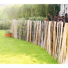 Bild für iWerk Staketenzaun Haselnuss 90 x 400 cm