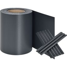 Bild für Juskys PVC Sichtschutzstreifen Zaunfolie anthrazit Sichtschutz Sonnenschutz