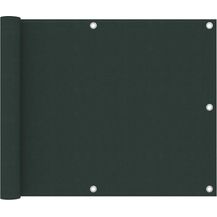 Bild für vidaXL Balkon-Sichtschutz Dunkelgrün 75x600 cm Oxford-Gewebe