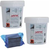 Sanit Reinigungstabs, Spülkastenwürfel WC-Tabs 2 x 10 Stück