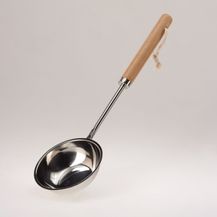 Bild für Infraworld Schöpfkelle Edelstahl Aufgusskelle Saunakelle Saunazubehör S2210