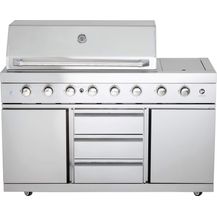 Bild für Allgrill Top-Line modulare Outdoorküche Edelstahl Grund-Gasgrill Air System 6 Brenner/Backburner