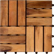 WOODTEX Terrassenfliese Akazie NATUR-geölt 4251288876375