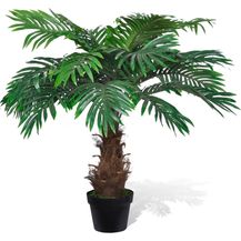 Bild für vidaXL Naturgetreue Künstliche Cycus-Palme mit Topf 80 cm