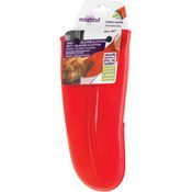 Mastrad Silikonhandschuh mit Baumwollfutter, Grillhandschuh, Kochhandschuh, Silikon, Baumwolle, Mohnrot, F82315