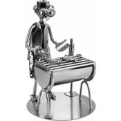 Schraubenmännchen Barbecue Grill - Grillmeister Metallfigur Handarbeit