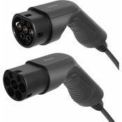 Deltaco EV-1205 Elektroauto EV Ladekabel 5m 1-phasig IEC Typ 2 auf Typ 2 - 16A 3