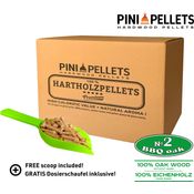 2 Hartholz Pellets 100% Eiche BBQ Oak 15 Kg Grillpellets zum Grillen Räuchern