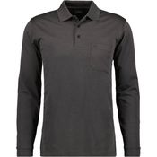RAGMAN Langarm-Poloshirt, 70% Pima-Baumwolle, 30% Polyester, verschiedene Farben