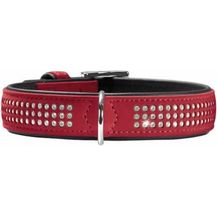 Bild für Hunter Hunde-Halsband Softie Triluxe rot-schwarz S-M