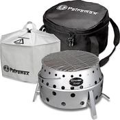 Petromax ATAGO Set - 3-teiliges Set, ATAGO Feuerschale, Transporttasche, Umluftkuppel