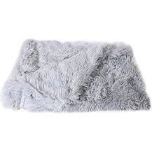 Bild für Cutefly Plüsch Flauschige Decken für Hunde Doppeilseitige Super Softe Warme und Weiche Decke Haustier Hundedecke Katzendecke Liegedecke Tier Schlafdeck Überwurf für Hundebett(36 * 56 cm Hellgrau)