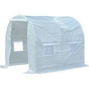 Outsunny Gewächshaus Foliengewächshaus Treibhaus Pflanzenhaus Folien 245x200x200 cm
