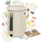 skaza Exceeding Expectations Komposter Bokashi Organko 2, recyceltem Kunststoff, cremeweiß