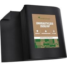 Bild für GardenGloss® Unkrautvlies Gartenvlies 150g/m² Extra Stark gegen Unkraut (15m x 2m, gefaltet)