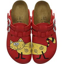 Bild für BIRKENSTOCK Schuhe Kay SL Birko-Flor Schmal Cat Red (582516)
