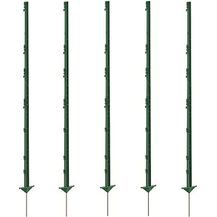 Bild für Growi Weidezaunpfahl Kunststoff 156 cm grün 20 Stück