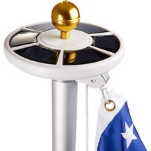 Bild für Fahnenmast Solar Licht