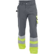 DASSY Omaha - Warnschutz Bundhose zementgrau/neongelb 52 PLUS +/- 300 g/m²