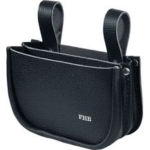 Bild für Nageltasche,dop.LUKAS ca.B18xH12xT7cm schwarz Leder FHB VE: 5