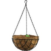 bellissa 1 Stück Hängeampel/Blumenampel – 97738 – Blumentopf – zum bepflanzen außen & innen – XXL – Hanging Basket inkl. Kokoseinsatz Ø55 cm