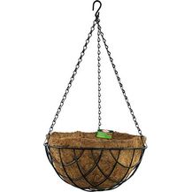 Bild für bellissa 1 Stück Hängeampel/Blumenampel – 97738 – Blumentopf – zum bepflanzen außen & innen – XXL – Hanging Basket inkl. Kokoseinsatz Ø55 cm