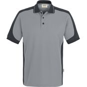 HAKRO Poloshirt Contrast Mikralinar 839, titan/anthrazit, XL