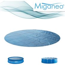 Bild für Miganeo Solarfolie für Ø 366 cm Easy & Frame Pools Solarplane schwarz