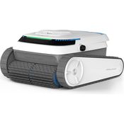 FM SOLAR Pool-Royal Akku-Poolreinigungs-Roboter PC10, kabelloser Poolsauger mit 5000mAh Akku, für Pools bis 100 m², intelligente Navigation und 4L Auffangbehälter