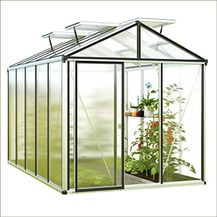 Bild für GFP Gewächshaus Diamas 21 Premium 235x235 cm mit integriertem Fundament 16 mm Doppelstegplatten