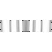 Bild für PawHut Welpenauslauf 2 in 1 Klappbares Absperrgitter für kleine und mittelgroße Hunde