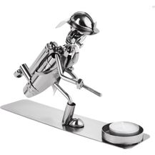 Bild für Schraubenmännchen Feuerwehrmann mit Teelichthalter