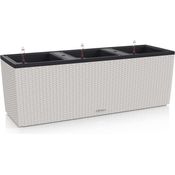 Lechuza Hochbeet Trio Cottage 30 l 15007, Pflanztrog mit stabile Tragegriffe, leichtem Transport und lichtgrauer Oberfläche