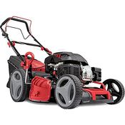 Scheppach 6 in 1 Benzin-Rasenmäher MS226-53 SE, 53 cm Schnittbreite, 224 cm³ Motor, Radantrieb, Reinigungsfunktion