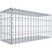 Gabiona Gabione 80 cm x 40 cm x 30 cm (L x H x T), Maschenweite 5 cm x 10 cm, Spirale