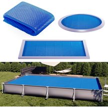 Bild für OK-Living Eckige Solarfolie Pool blau