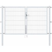 Alberts Doppeltor Flexo mit Zubehör | feuerverzinkt | Breite 200 cm | Höhe 120 cm 
(647834)